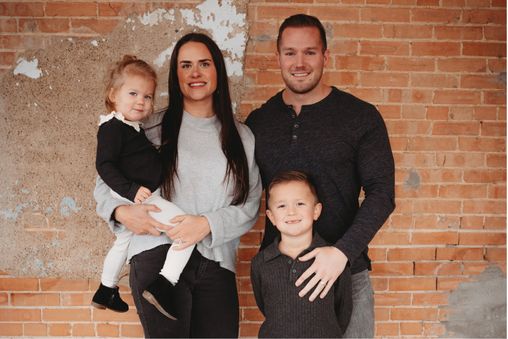 Tanner Anglin and family